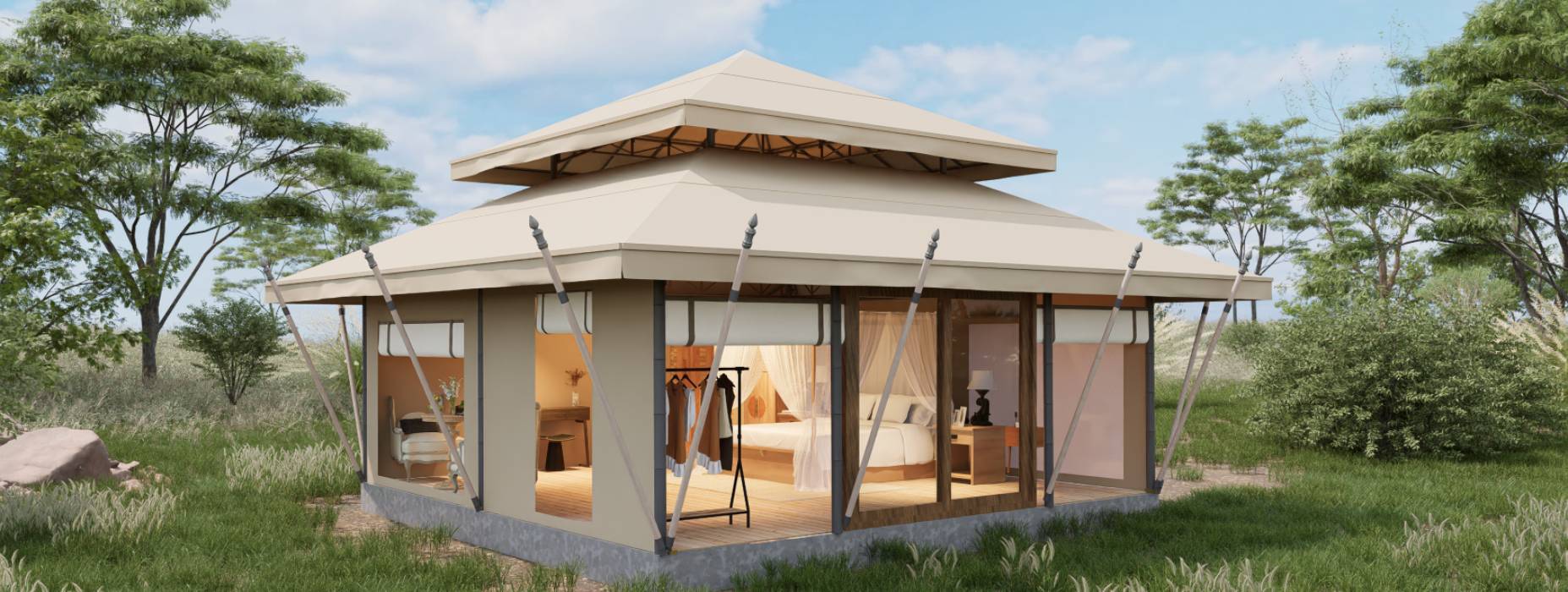 银海区户外野奢帐篷